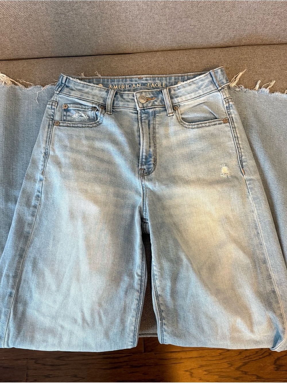 American Eagle Outfitters Super High Rise Baggy Wide Leg Jeans